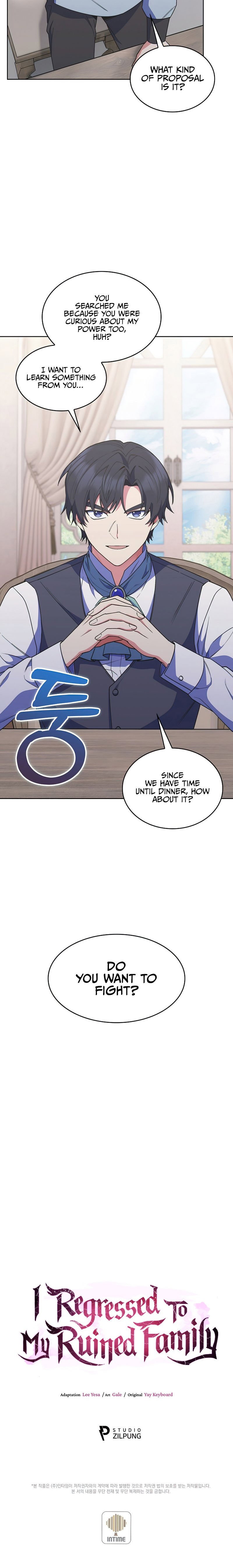 I Regressed to My Ruined Family Chapter 21 - Page 29