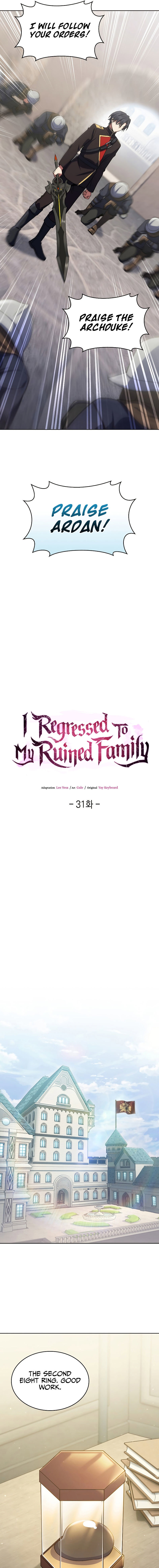 I Regressed to My Ruined Family Chapter 31 - Page 13