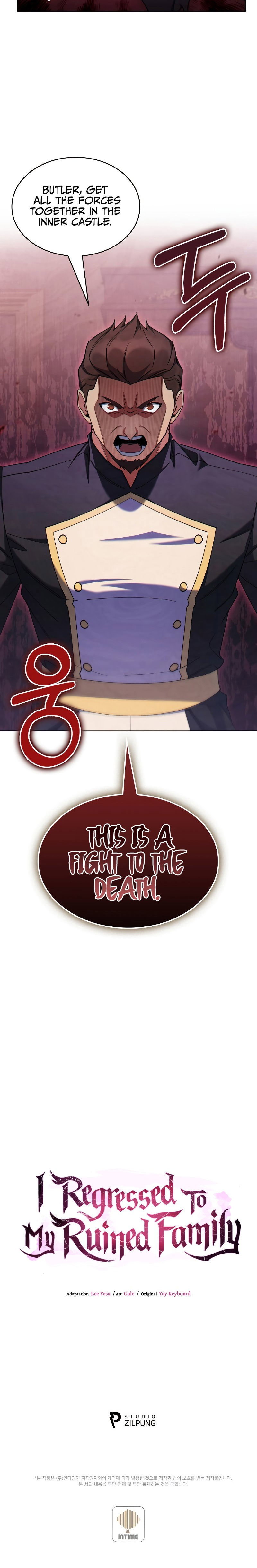 I Regressed to My Ruined Family Chapter 54 - Page 22