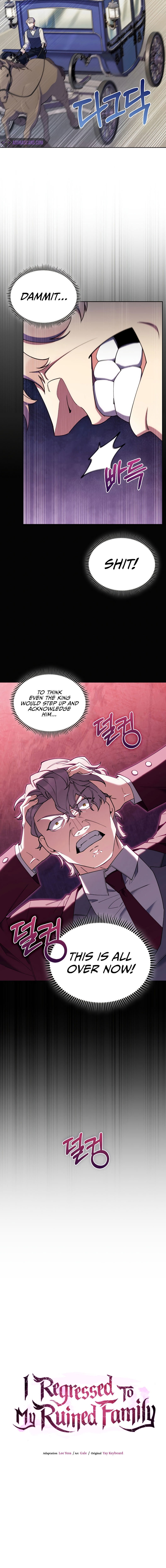 I Regressed to My Ruined Family Chapter 61 - Page 2