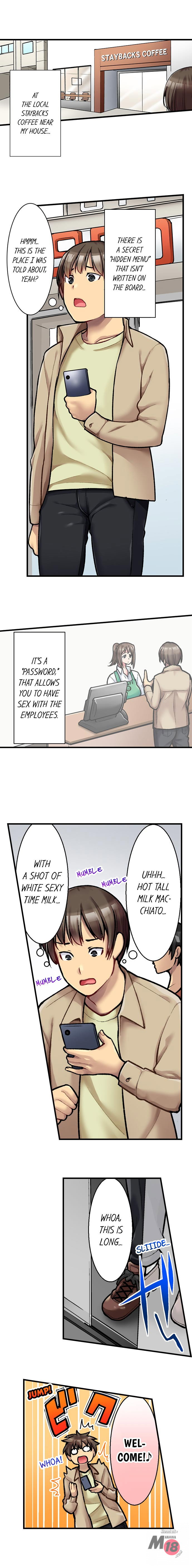 The Coffee Shop’s Secret Menu Item is Sex?! Chapter 1 - Page 2