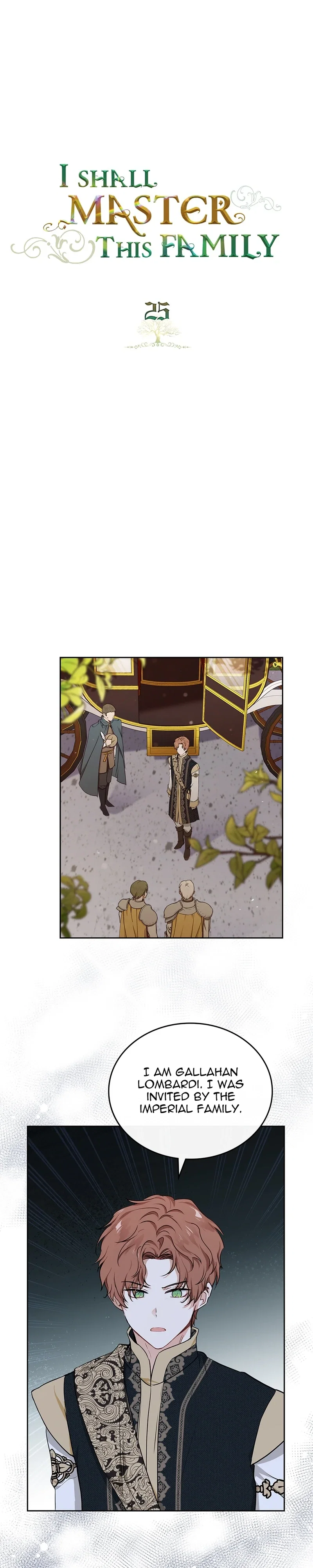 I Shall Master This Family Chapter 25 - Page 1
