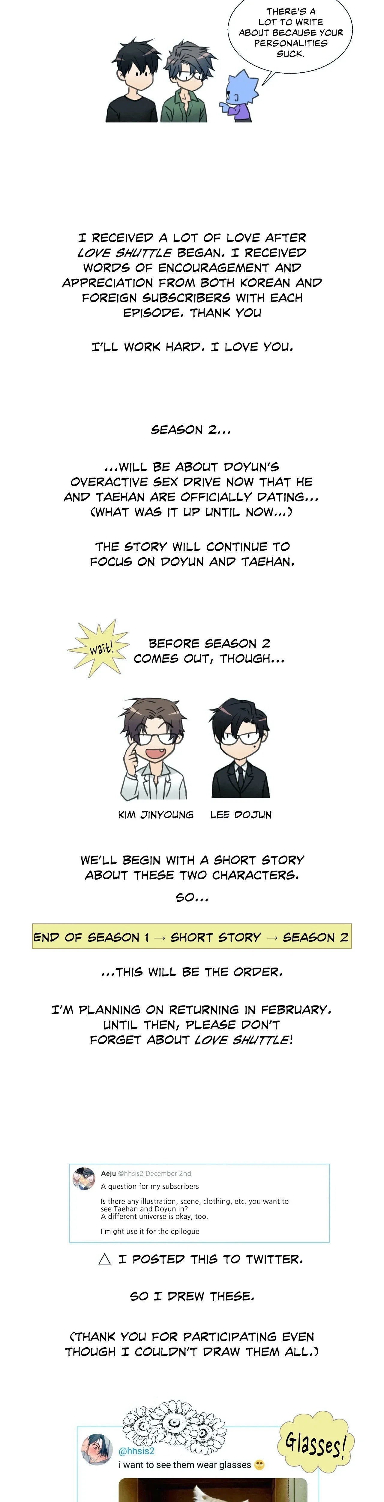 Love Shuttle Chapter 36.5 - Page 3