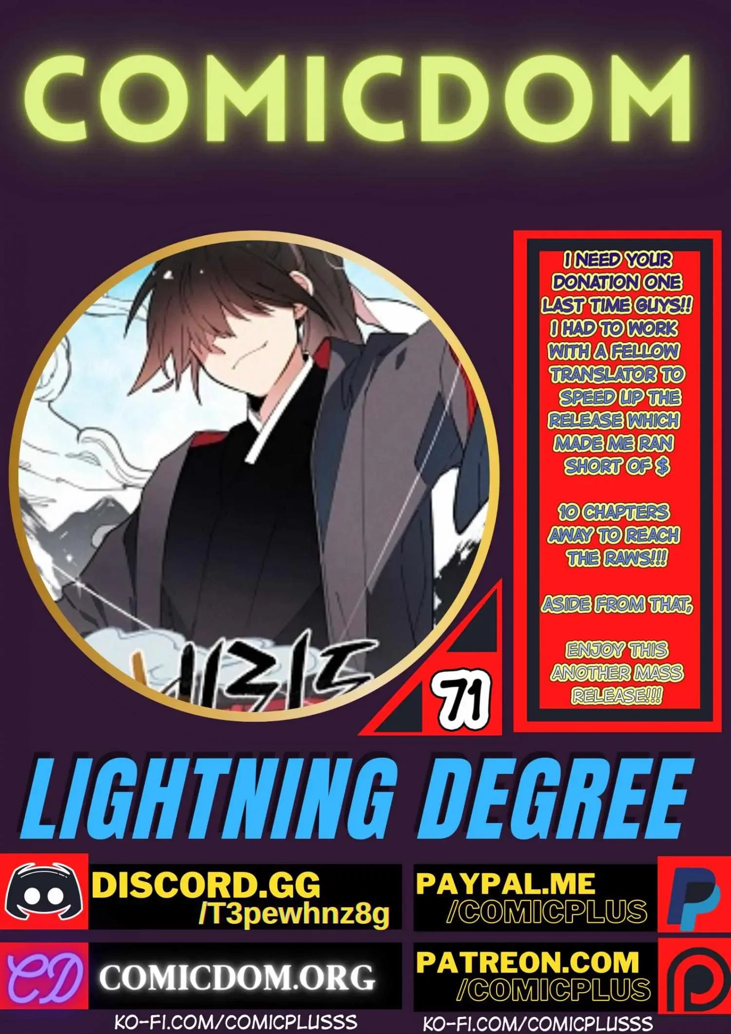 Masters of Lightning Knives Chapter 71 - Page 1