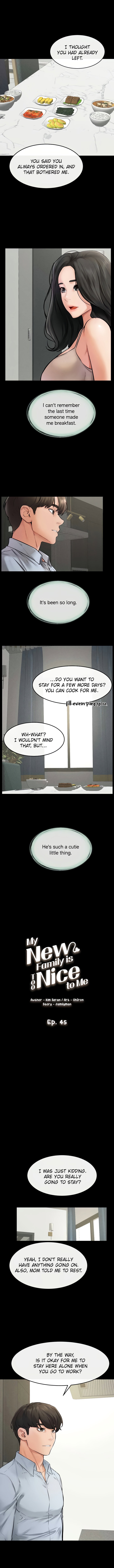 My New Family is Too Nice to Me Chapter 45 - Page 1