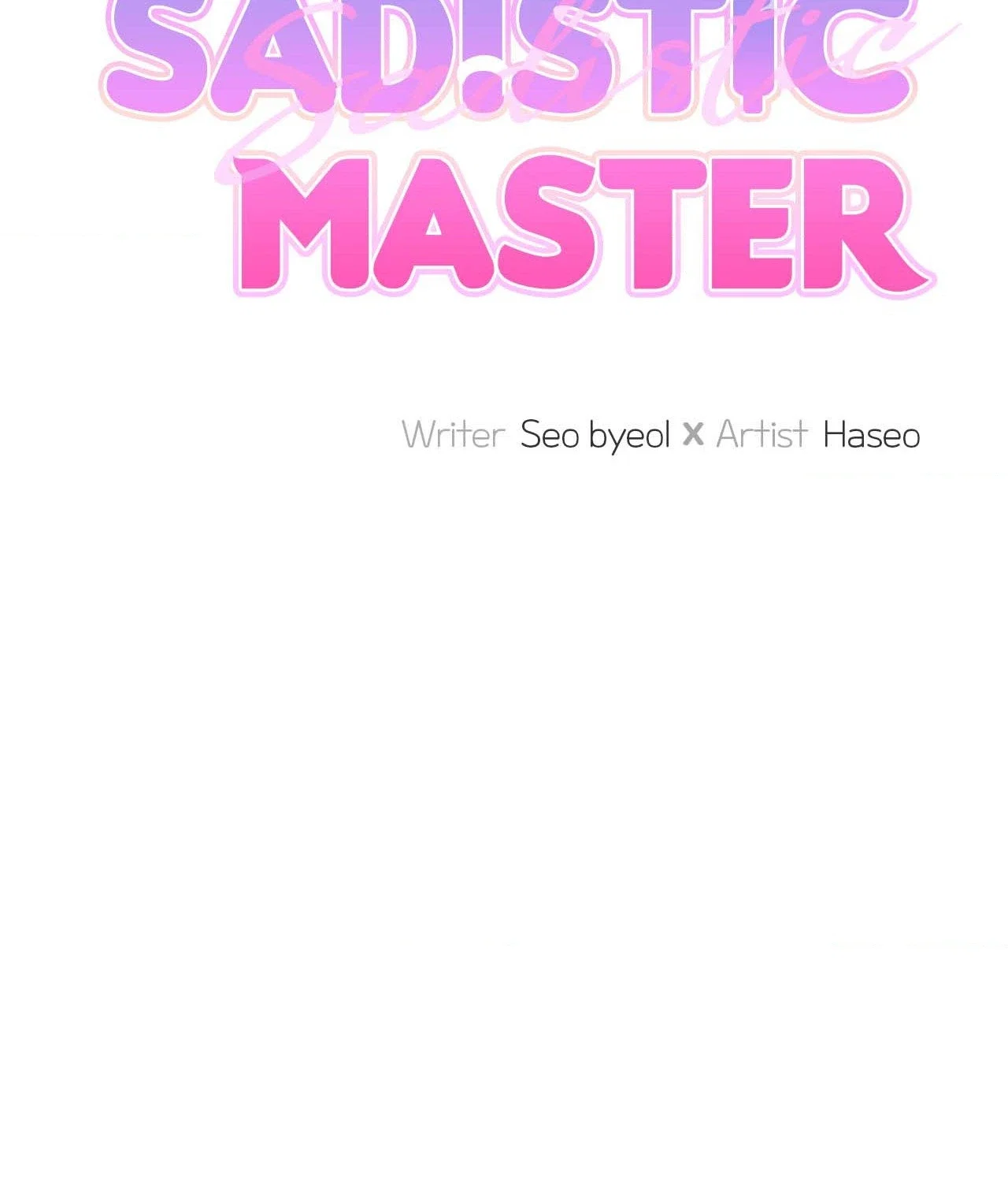 My Sadistic Master Chapter 14 - Page 42