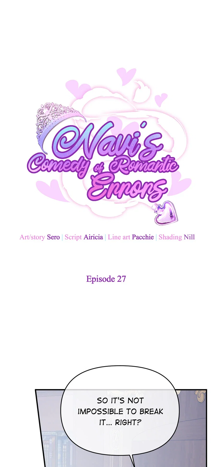 Navi's Comedy of Romantic Errors Chapter 27 - Page 1