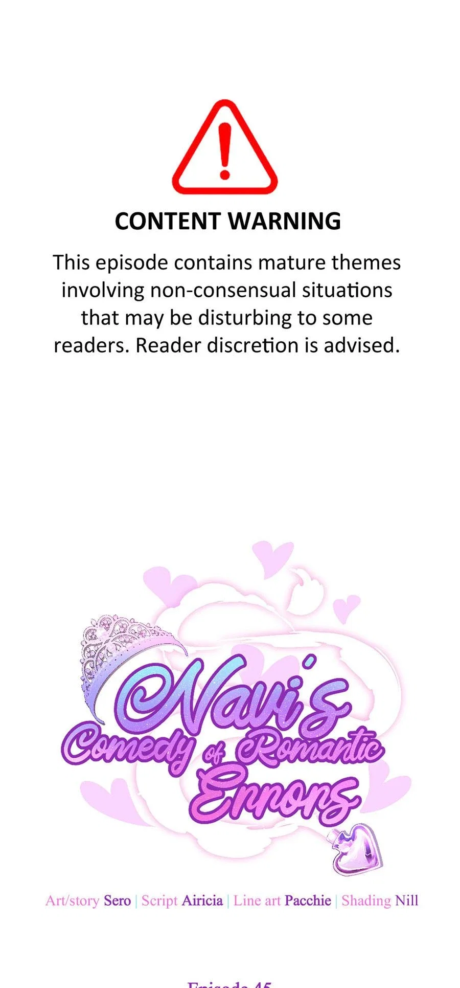 Navi's Comedy of Romantic Errors Chapter 45 - Page 1
