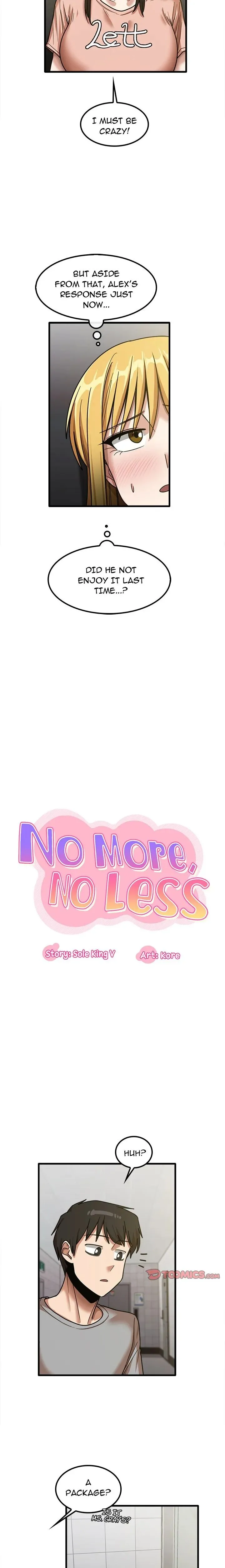 No More, No Less Chapter 18 - Page 8