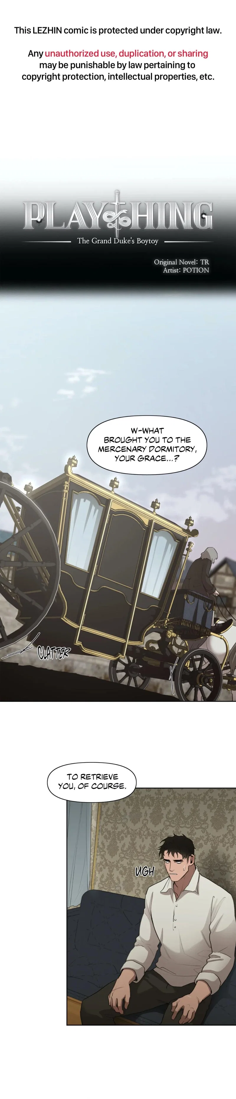 Plaything: The Grand Duke's Boytoy Chapter 16 - Page 1