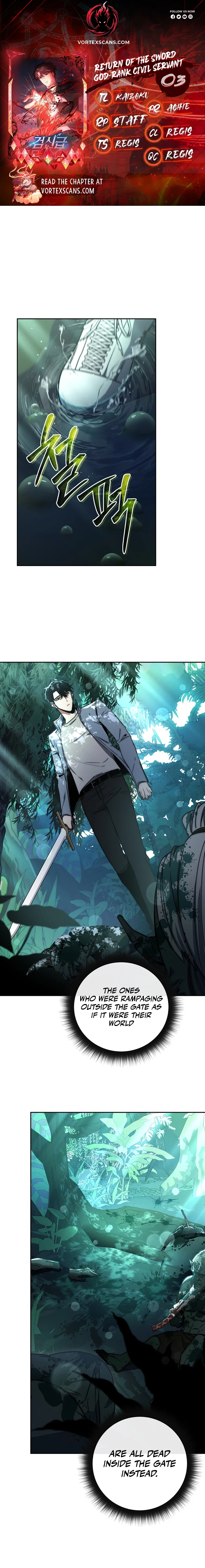 Return of the Sword God-Rank Civil Servant Chapter 3 - Page 1