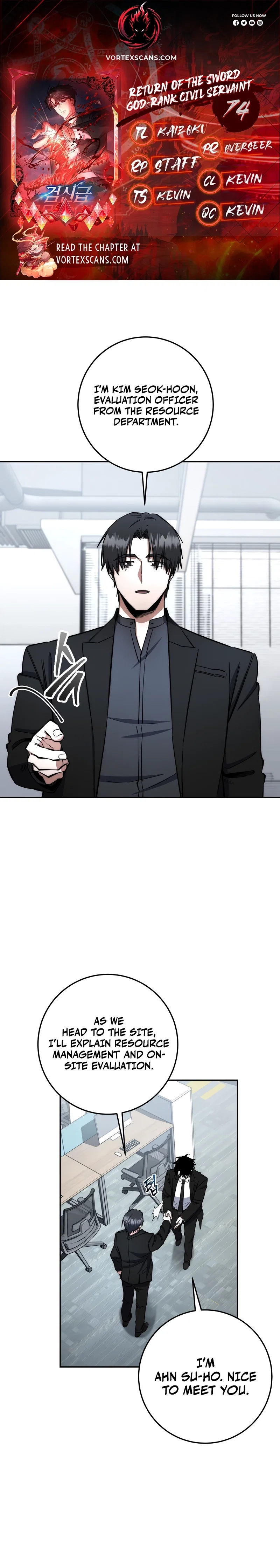 Return of the Sword God-Rank Civil Servant Chapter 74 - Page 1